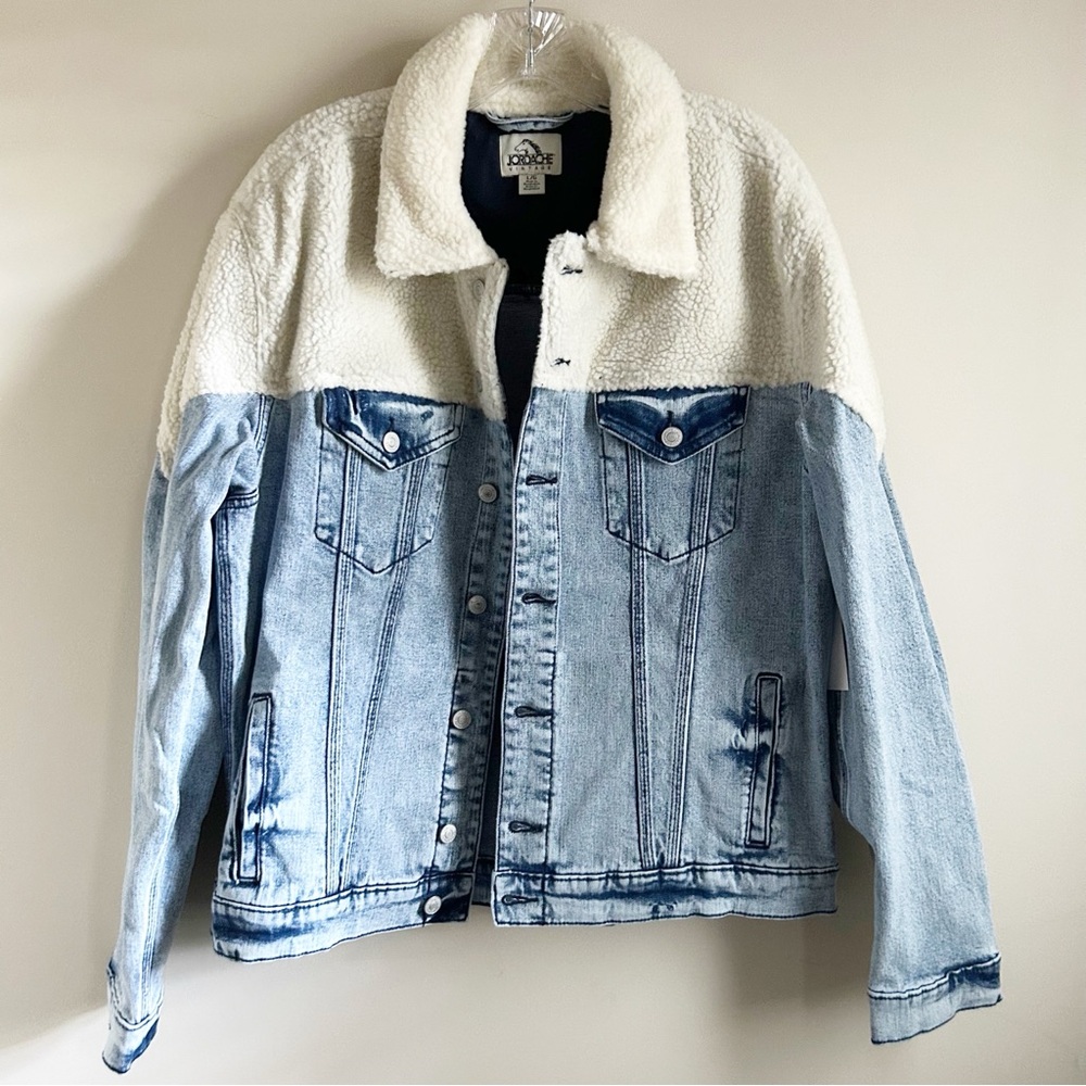 Jordache Cameron Sherpa and Jean jacket